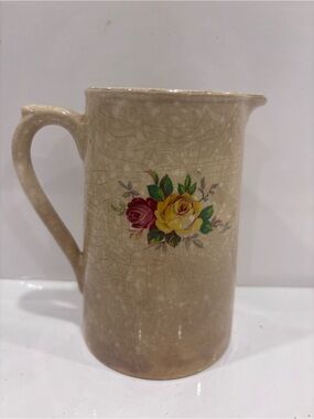Vintage Swinnertons Vitrion Staffordshire England cream pitcher crackle glaze